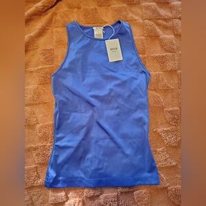 Wolford Workout Tank Color: Dazzling Blue Size: XS